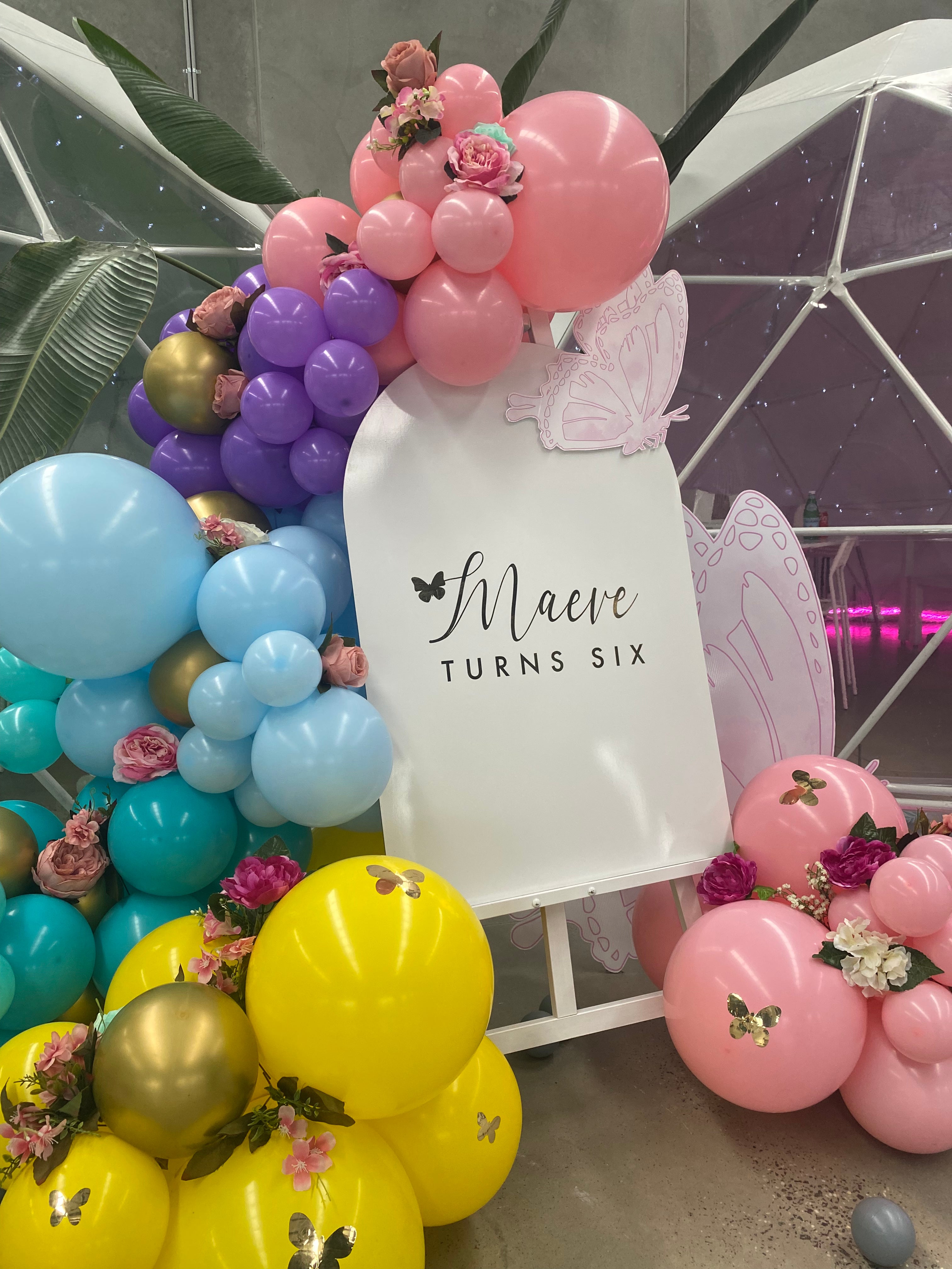 Fairy Theme Package- Including Balloon Garland