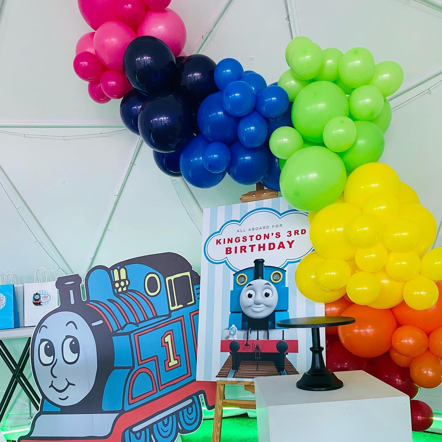 Thomas The Tank Theme Package- Including Balloon Garland